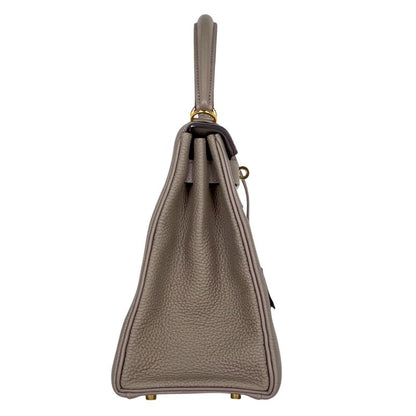 Hermes Kelly 28 Inner Sewing 2-Way Shoulder Bag Togo Griasphalt