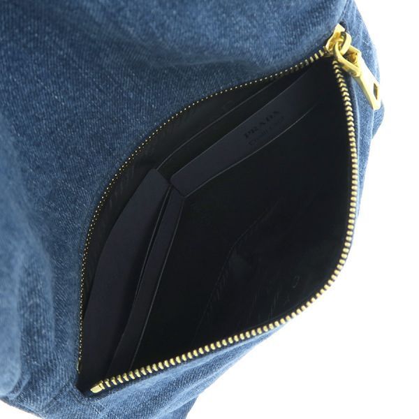 Prada Denim Clutch Blue