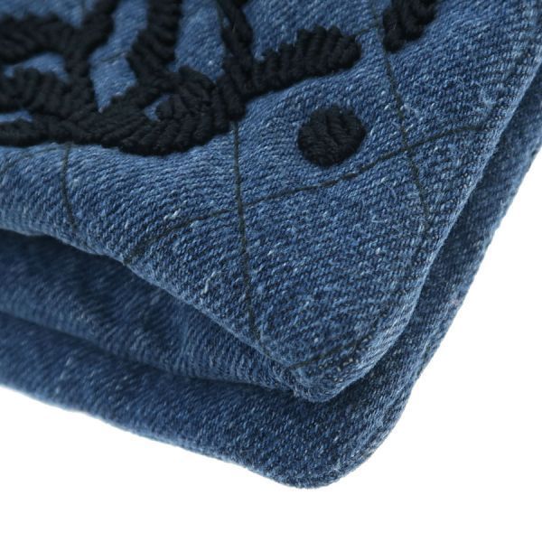 Prada Denim Clutch Blue