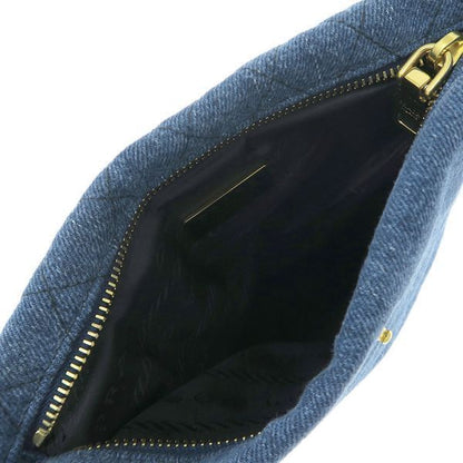 Prada Denim Clutch Blue