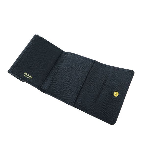 Prada Saffiano Compact Wallet