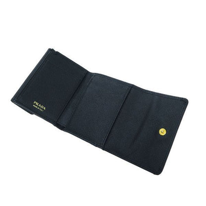 Prada Saffiano Compact Wallet