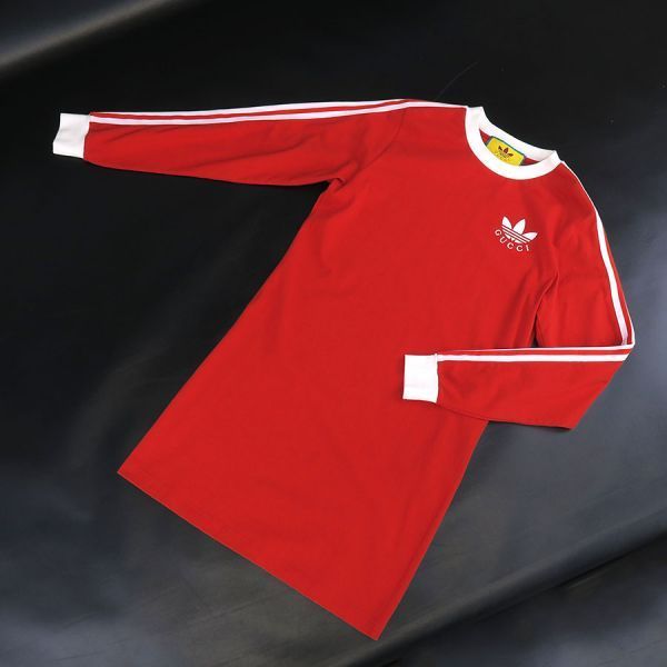 Gucci Adidas Dress Cotton Red