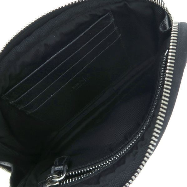 Prada Re-Nylon Round Zip Wallet