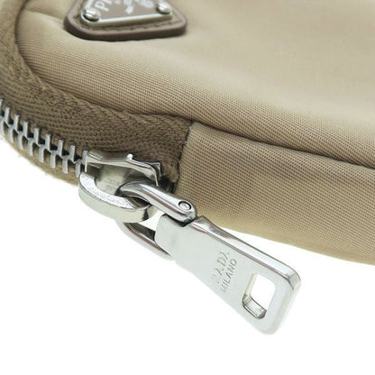 Prada Nylon Pouch It Is Sized Beige