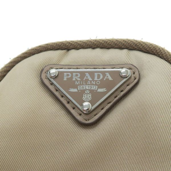 Prada Nylon Pouch It Is Sized Beige
