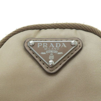 Prada Nylon Pouch It Is Sized Beige
