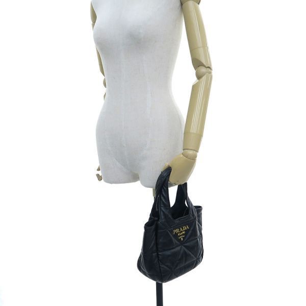Prada Nappa Clutch Leather Black