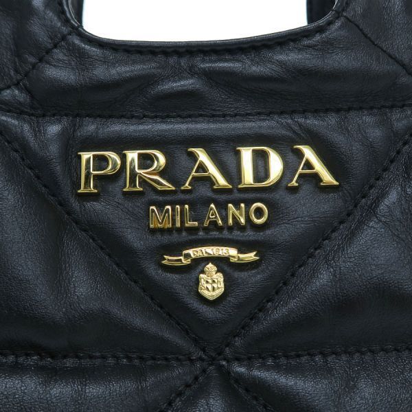 Prada Nappa Clutch Leather Black