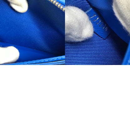 Louis Vuitton Shoulder Bag Soft Trunk Wallet Leather Blue White