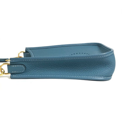 Hermes Shoulder Bag Evelyne TPM 16 TPM Taurillon Clemence New Blue