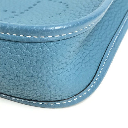 Hermes Shoulder Bag Evelyne TPM 16 TPM Taurillon Clemence New Blue