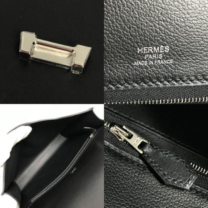 Hermes Clutch Novapolis Pouch Evercolor Black