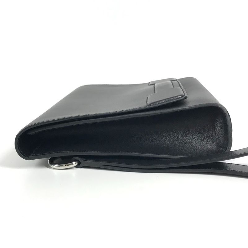 Hermes Clutch Novapolis Pouch Evercolor Black
