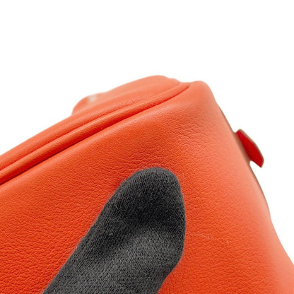 Hermes Handbag Plume Mini Capucines Silver Swift Bag