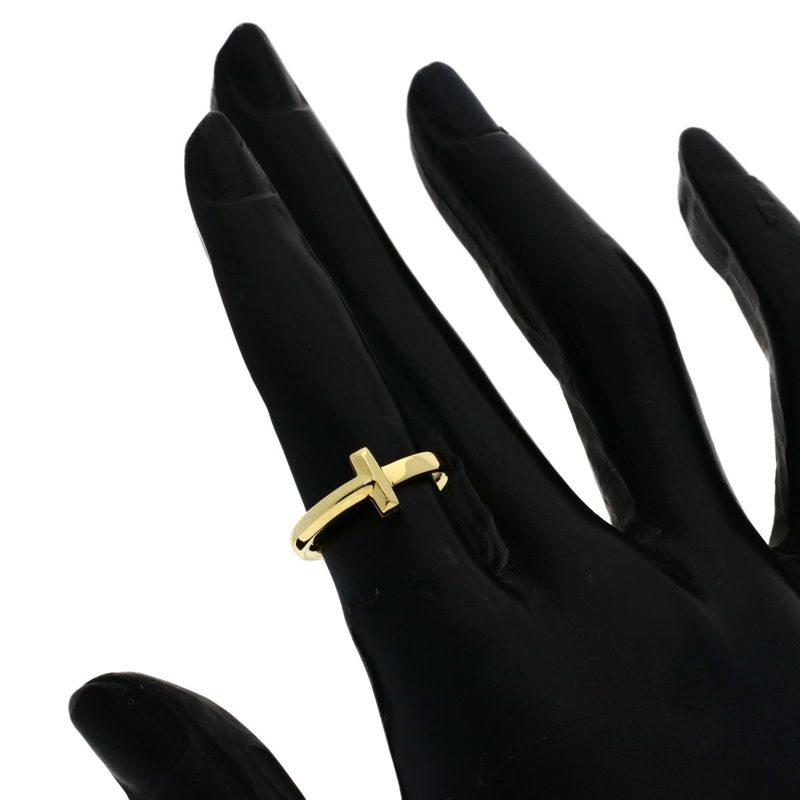 Tiffany & Co. T One Narrow Ring 18K Yellow Gold