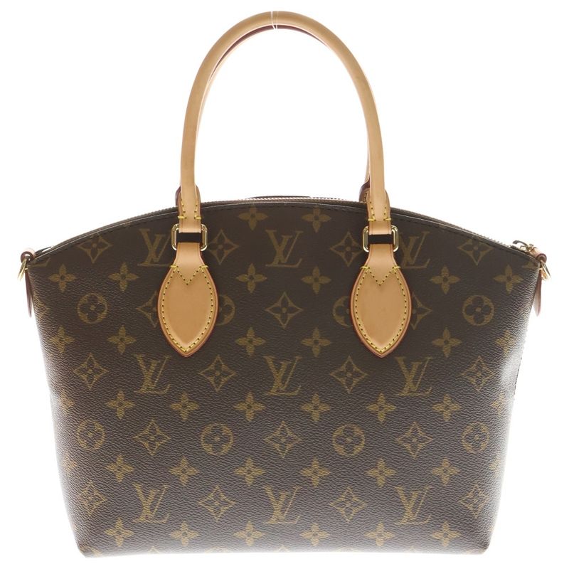 Louis Vuitton Monogram Boetie NM PM Handbag Brown Leather