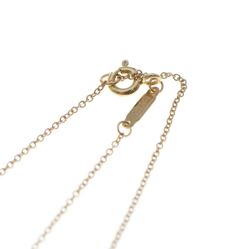 Tiffany & Co. T Smile Mini Necklace Pendant Chain Gold