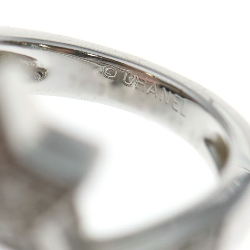 Chanel Comet Diamond Ring Silver