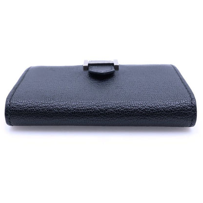 Hermes Bearn Mini Card Case Silver Black
