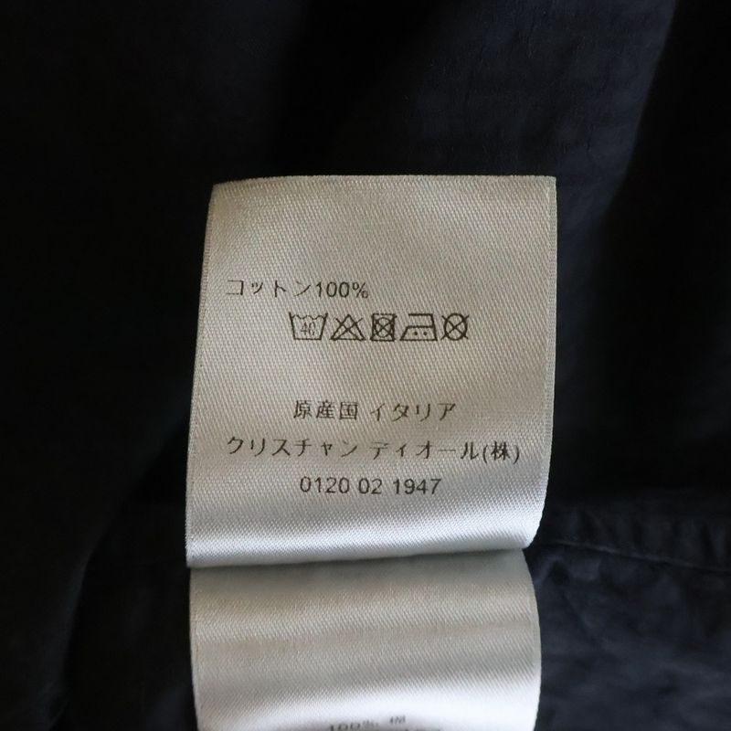 Dior O-Oblique Cotton Jacquard All Over Pattern Long Sleeve Shirt