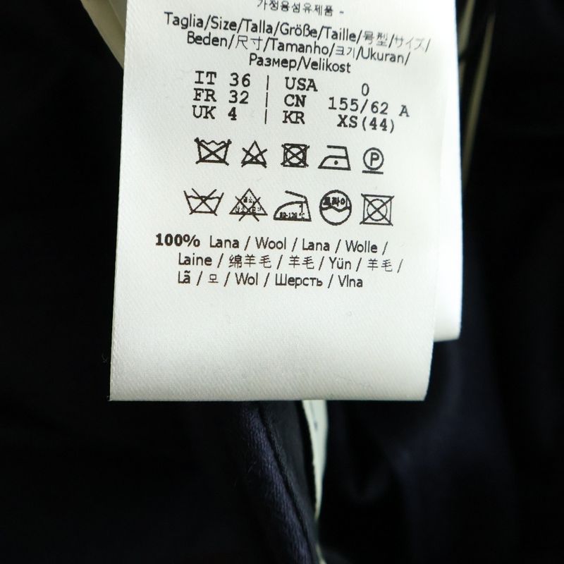 Fendi High Waist Slim Fit Shorts Navy
