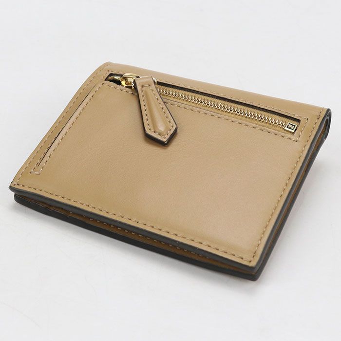 Fendi Bifold Wallet with Coin Purse Calfskin