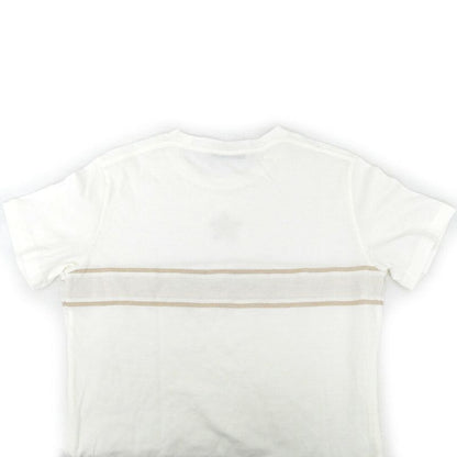 Dior T-Shirt Logo Band Star Motif S White Gold