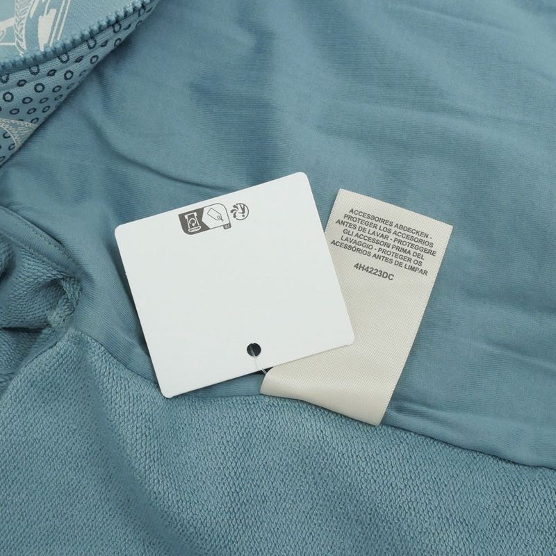 Hermes Jacket Eperon D'or Finesse 38 Light Blue