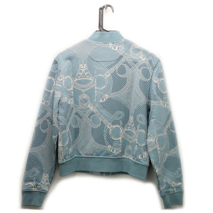 Hermes Jacket Eperon D'or Finesse 38 Light Blue