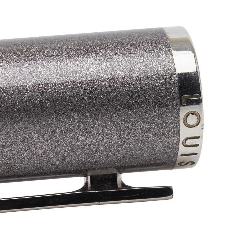 Louis Vuitton Jet Ligne Ballpoint Pen Twist Gray Silver Metal Shoulder Bag