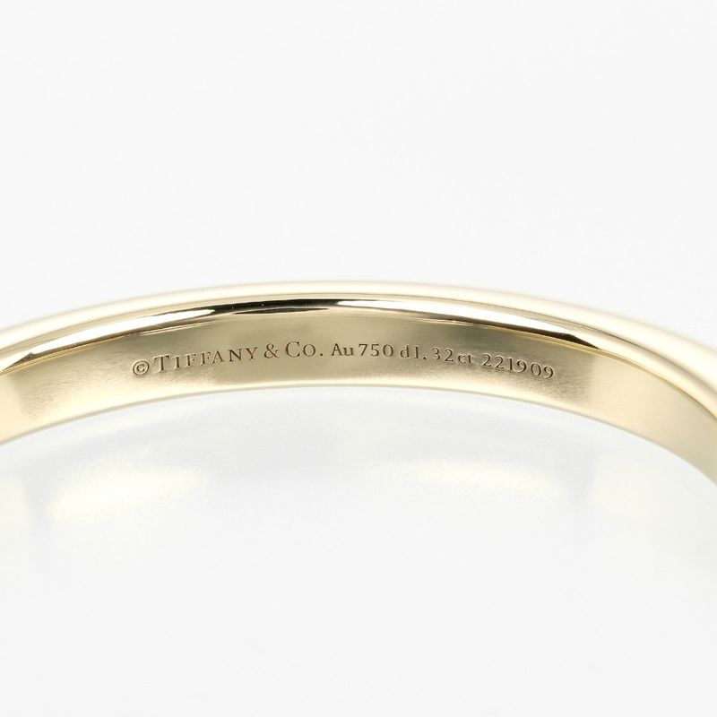Tiffany & Co. Lock 18K Yellow Gold 18K White Diamond Bracelet