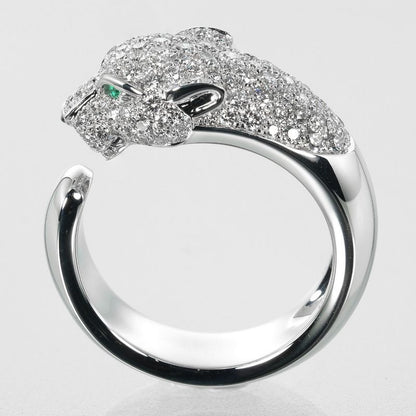 Cartier Pantel Gold Diamond Emerald Ring