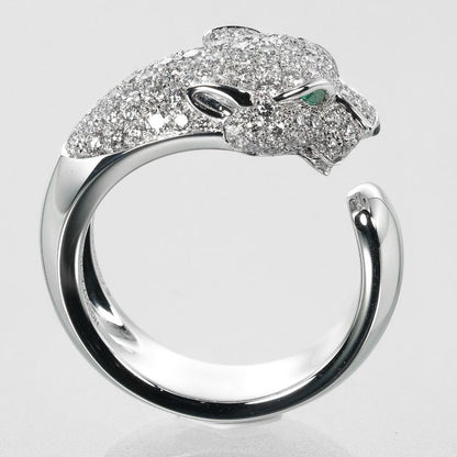 Cartier Pantel Gold Diamond Emerald Ring