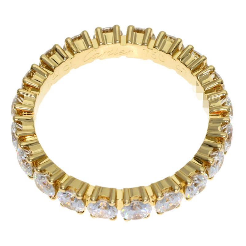 Cartier Destinee Diamond 47 Ring 18K Yellow Gold