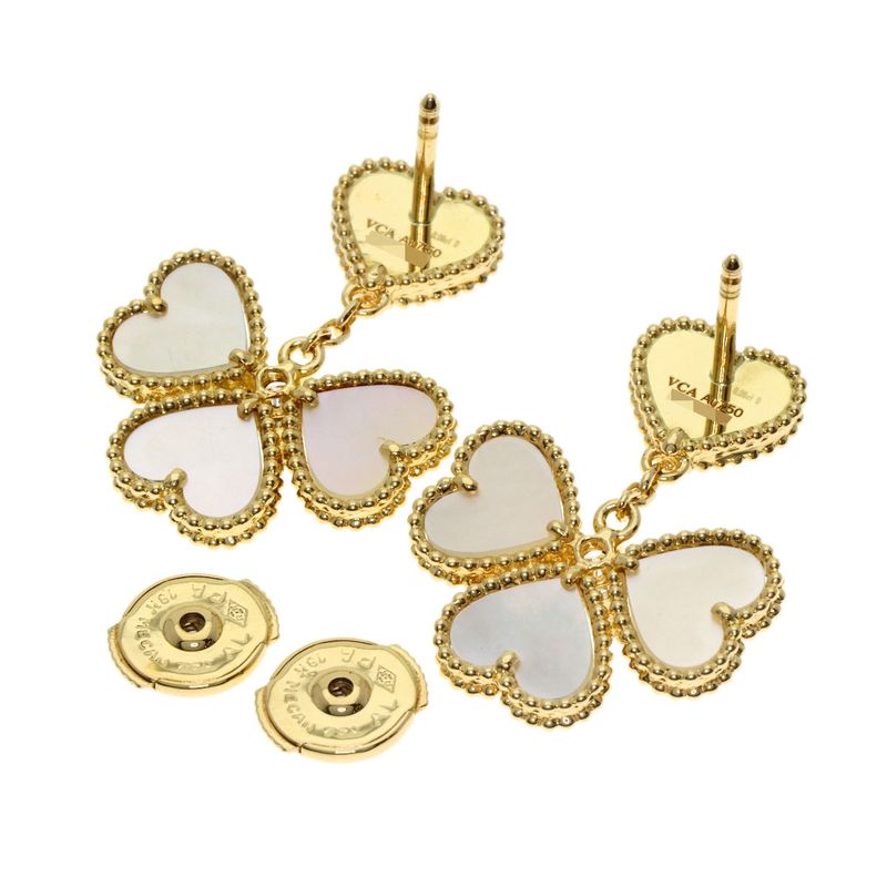 Van Cleef & Arpels Sweet Alhambra Fiyage Diamond Earrings