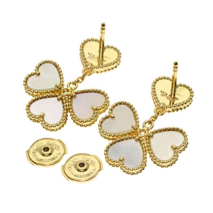 Van Cleef & Arpels Sweet Alhambra Fiyage Diamond Earrings