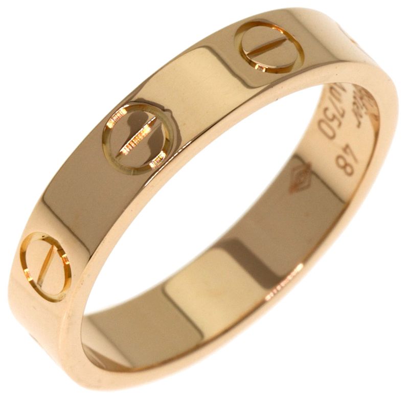 Cartier Mini Love Ring 48 18K Pink Gold
