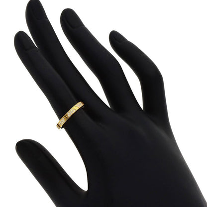 Cartier Mini Love Ring Pave Diamond 49 18K Yellow Gold