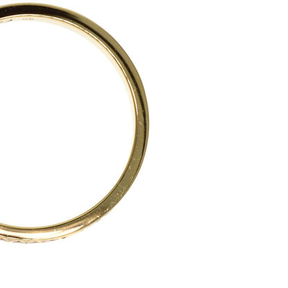 Cartier Mini Love Ring Pave Diamond 49 18K Yellow Gold