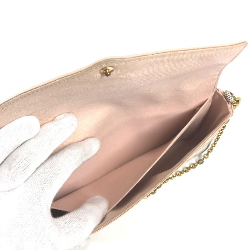 Louis Vuitton Shoulder Bag Pochette Felicie GM White Pink