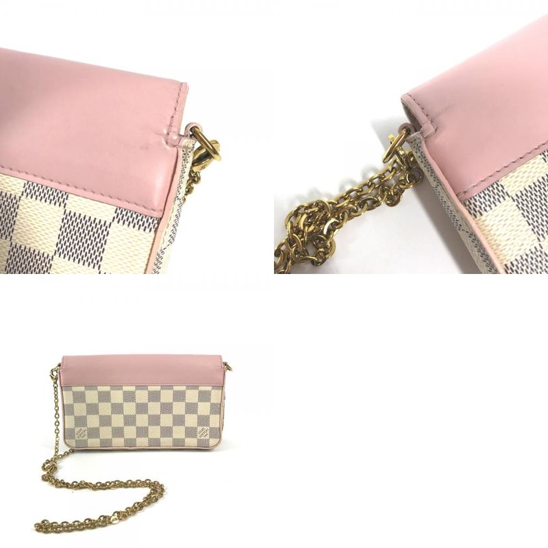 Louis Vuitton Shoulder Bag Pochette Felicie GM White Pink