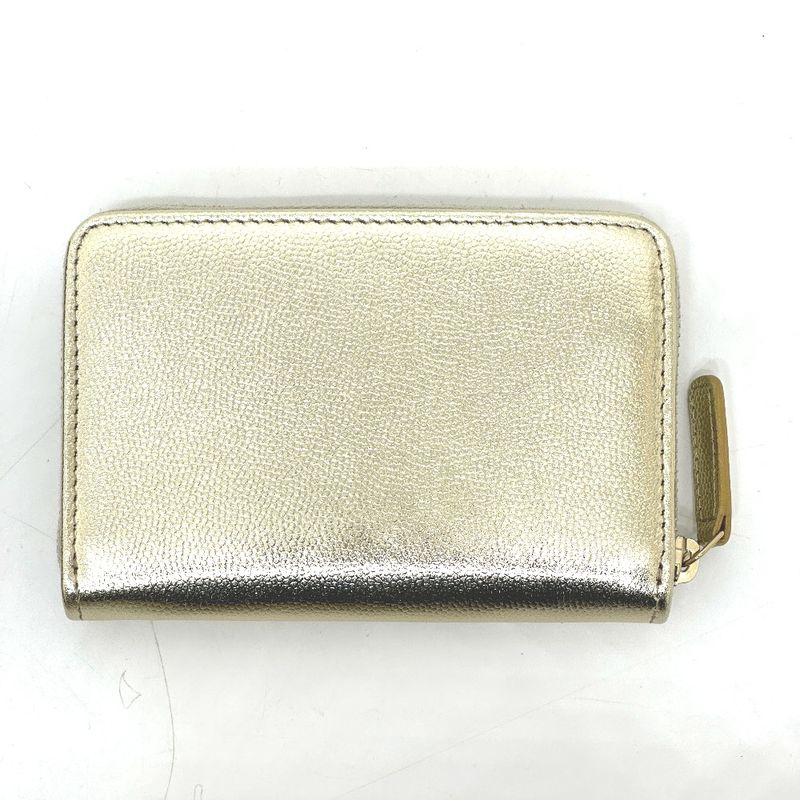 Chanel Coin Case CC Logo Metiers D'art Caviar Leather Gold