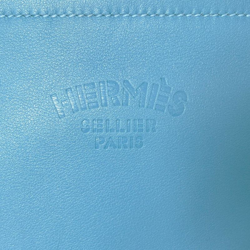 Hermes Sac Ali Nu Ali Numini Bicolor Mini Shoulder Bag Blue