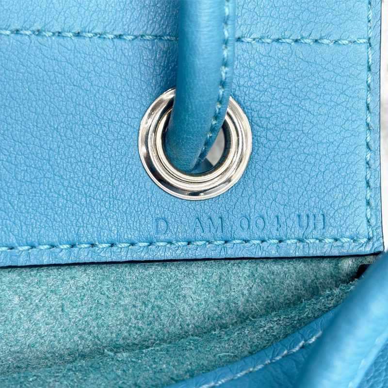 Hermes Sac Ali Nu Ali Numini Bicolor Mini Shoulder Bag Blue