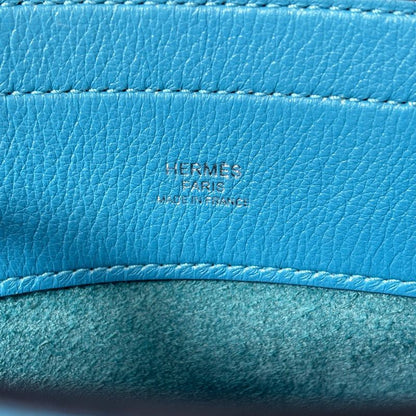 Hermes Sac Ali Nu Ali Numini Bicolor Mini Shoulder Bag Blue