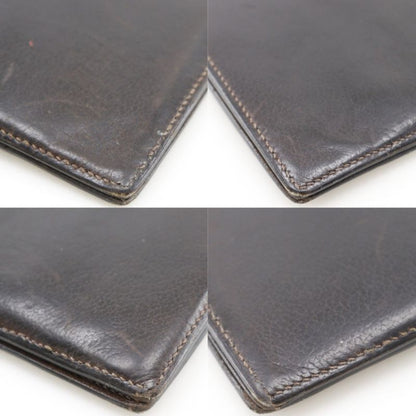 Hermes Mc2 Fleming Leather Brown Billfold