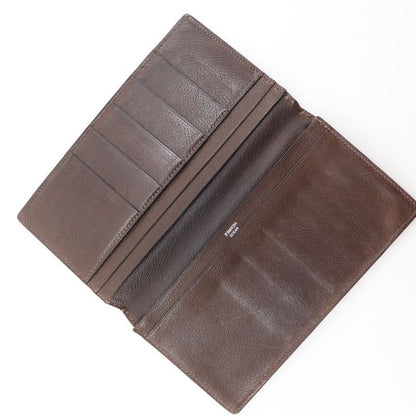 Hermes Mc2 Fleming Leather Brown Billfold