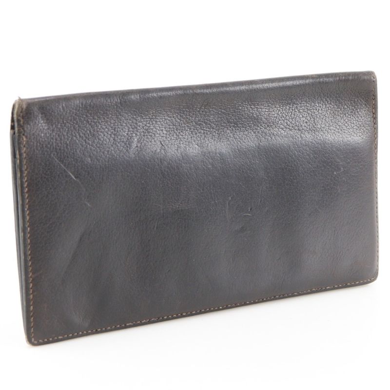 Hermes Mc2 Fleming Leather Brown Billfold