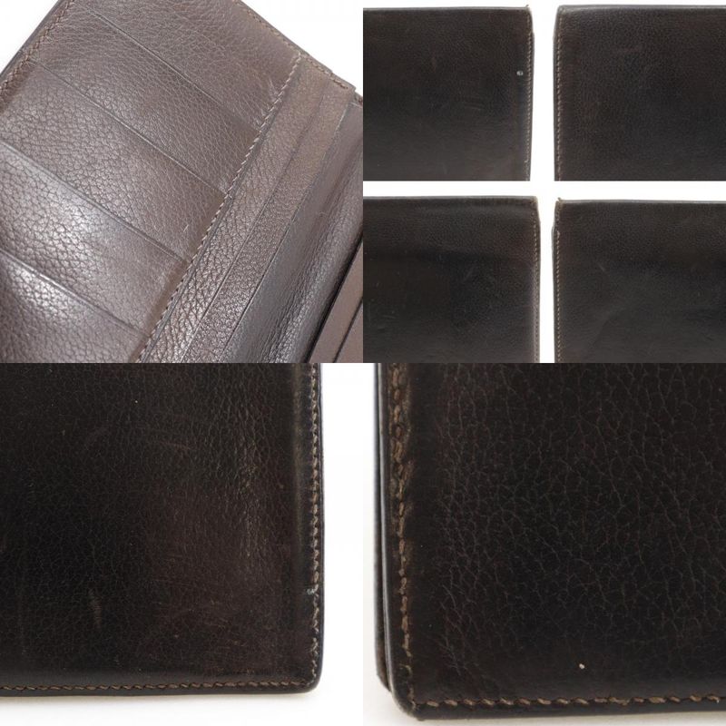 Hermes Mc2 Fleming Leather Brown Billfold